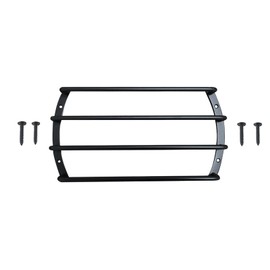 SYCZUIOHU 10 Inch Car Bar Speaker Grill 4 Bars Subwoofer Grill Speaker Grill Cover Protector Guard Metal Black Subwoofer Grill