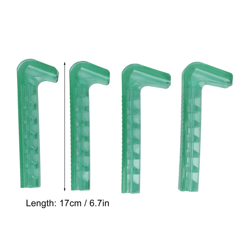 2Pair Ice Skate Guards Hockey Shoe Blade Cover Adjustable Silicone