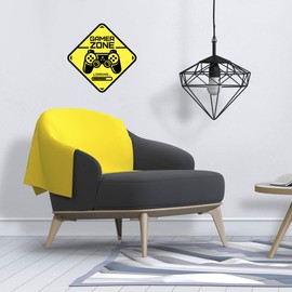 Gamer Zone door sign sticker wall art bedroom boys room gaming decor wallpaper decal stickers boy game vinyl decoration baby kid accessories bedroom kids decals video game loading removable controller