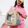 Pet Carrying Backpack Breathable Waterproof Scratch Resistant Large Window Portable