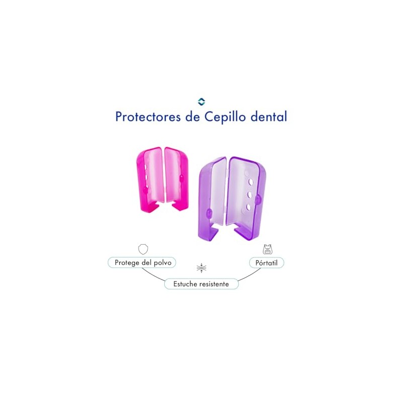 Cool Shock | Protectores para cepillos. Caja con 8 piezas.