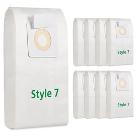 9 Pack Style 7 Vacuum Bags Compatible with Bissell Upright Vacuums: PowerForce 1739 3522 3525 71Y7, PowerGlide 3545, Plus 3350 3550 3553, Lift-Off 3554, Powertrak 6592 Series Vacuum, Part#32120