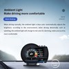 KIMISS Car HUD Head Up Display 3 Inch Screen OBD2+GPS