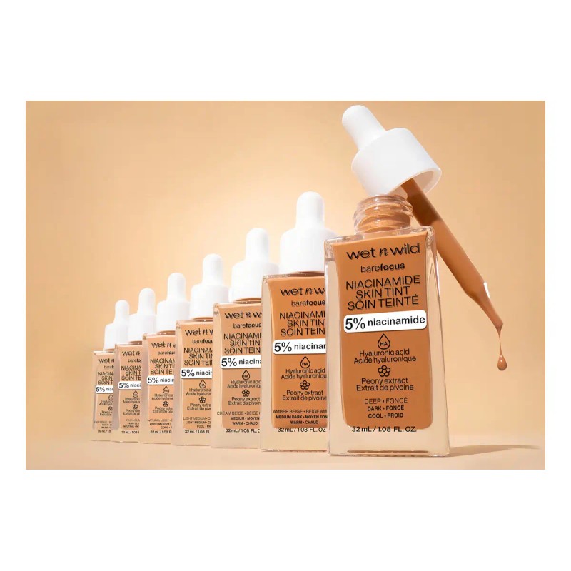 Wet n Wild Base de Maquillaje Serum Bare Focus Niacinamide