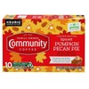 Community Coffee Spiced Pumpkin Pecan Pie Flavored 10 Count Coffee