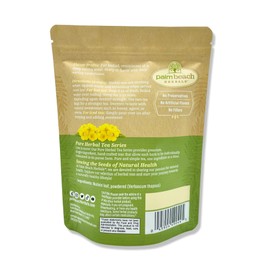 Palm Beach Medicinal Herbs - Mullein Leaf Tea - Pure Herbal Tea Series, 30ct | Caffeine-Free