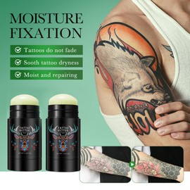 2PCS Tattoo Butter,Tattoo Aftercare Balm 2.8 Oz,Old & New Tattoo Care Tattoo Cream for Before, During & Post All Natural Vegan Moisturizer Heals Protects Color Enhance
