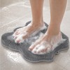 Iyxeo Set of 2 Shower Foot Brush and Back Scrubber