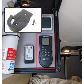 MaxxAir Ventilation Solutions 3D Wall Mount for MAXXAIR MAXXFAN Fan Vent Remote Controller AirXcel *Black*