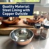 Kings County Tools Copper Mixing Bowls - 3 Piece Bowl
