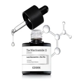 COSRX The Niacinamide 15 Srum Facial Control de Grasa, Uso Da y Noche, 20 ml                                                                          