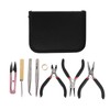 8pcs Jewelry Tools DIY Jewelry Making Pliers Scissors Cutter Tweezers