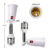 CLWHJ-360° Adjustable Splitter Socket Adapter. E26/E27 Light Socket Extender, Adjustable