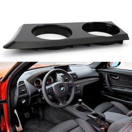 Areyourshop Cup Holder, Centre Console Cup Holder for 1 Series E81 E82 E87 E88 Black