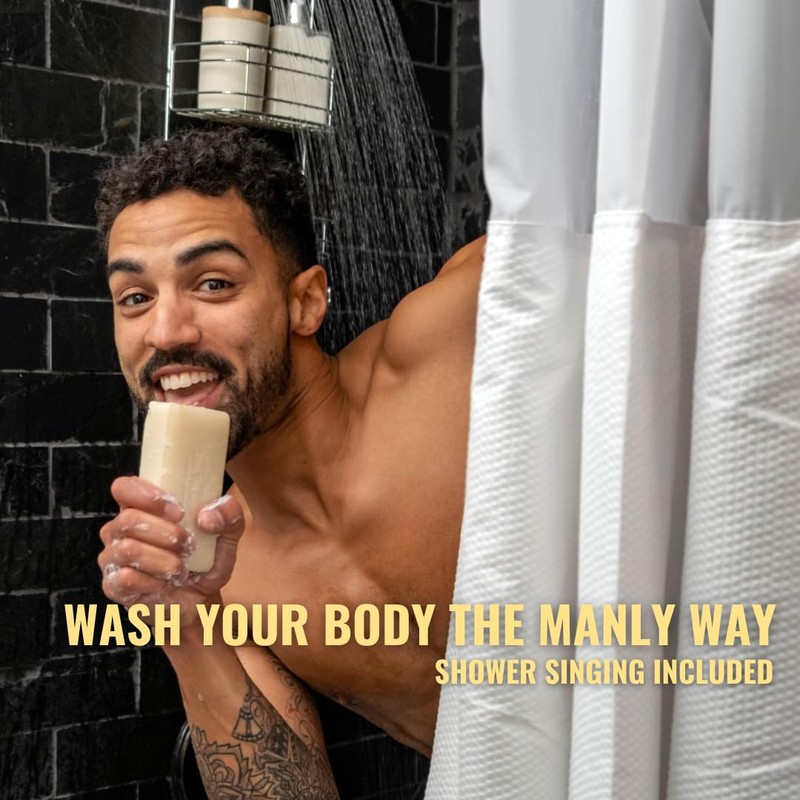 San Francisco Soap Company Deep Cleansing Man Bar, Silver Sage