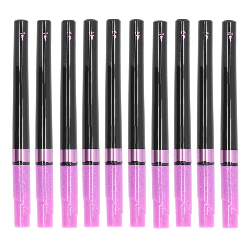 10 Pcs Paint Markers Purple Metal Texture Waterproof Glass Marker