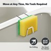 Dlilise 2 Pack Sponge Holder for Kitchen Sink - Movable