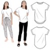 Style Arc Sewing Pattern - Teagan Knit Top (Sizes 18-30)