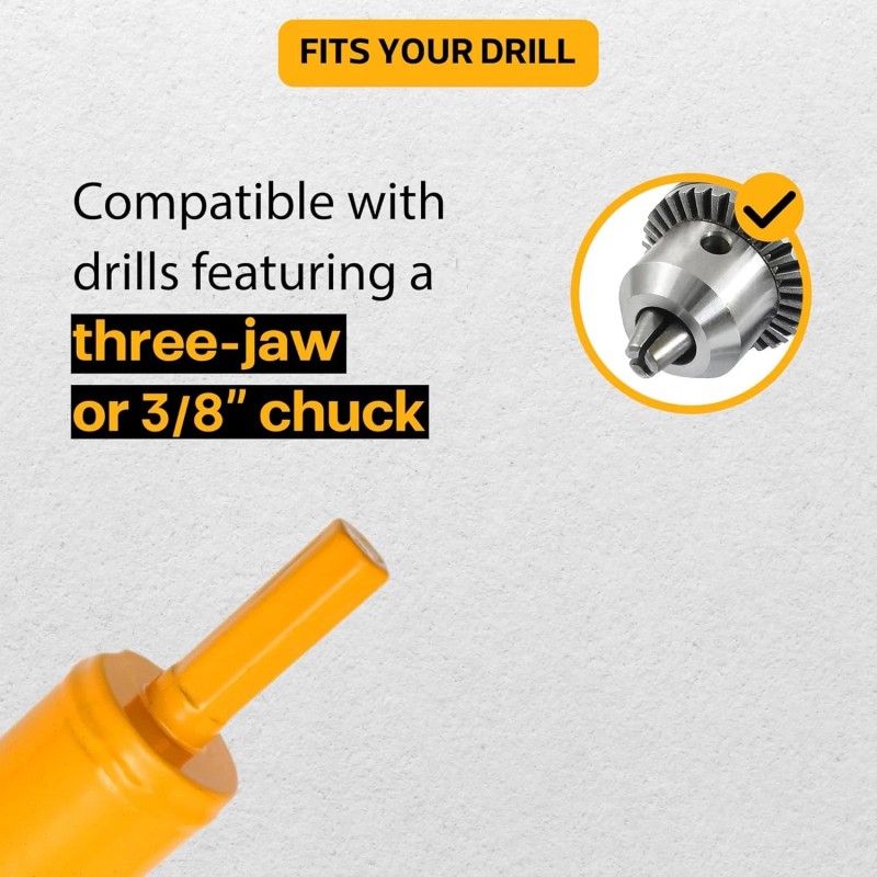 NAFOGAR Garden Auger Drill Bit for Planting 1.6"x16.5