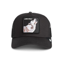 Goorin Bros. Trucker Cap Lone Wolf Void Black Size: One Size