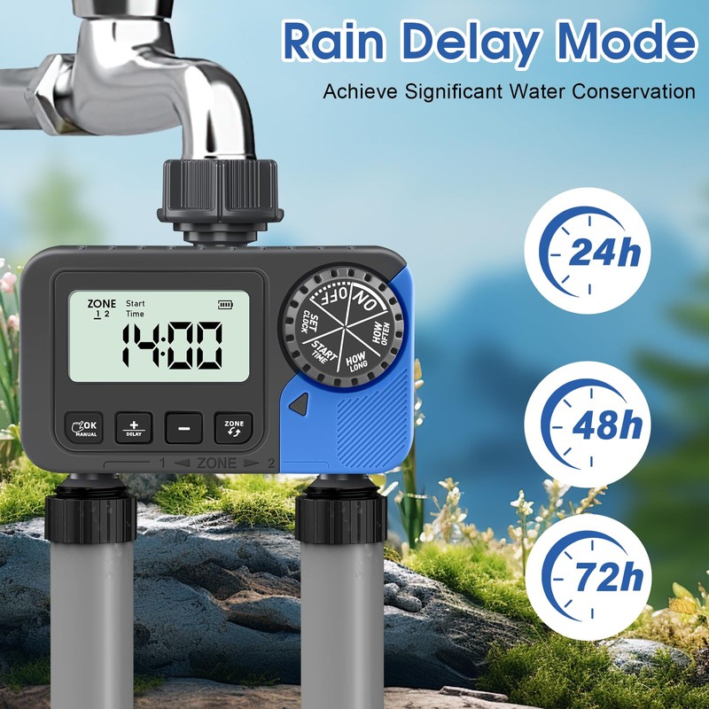 Sprinkle Timer Water Timer for Garden Hose: Irrigation Timer System