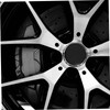 ULTECHNOVO 4pcs Wheel Center Caps for Car Outer Inner Sleek