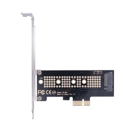 Valuegist PCIe Adapter for M.2 NVMe Mkey, PCI-e 4.0 X4 Card Supports NGFF M2 M-Key SSD, PCIe NVMe Adapter Full Profile Bracket
