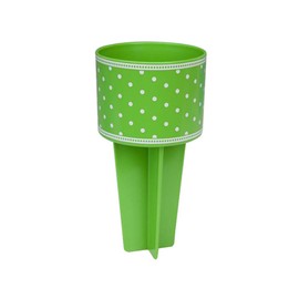 Occasionally Made Greek Lime Dots Beach Buddy Cup Holder