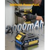 Cordless Drill, 20V MAX Power Drill Set with 2.0Ah Power
