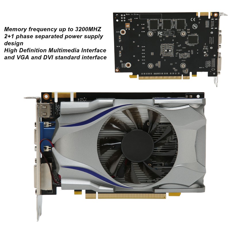 Gaming Graphics Card 2GB 128BIT GDDR5 192 CUDA Cores 32