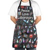 JXGZSO Biology Gift Chemistry Laboratory Apron Lab Tech Gift For