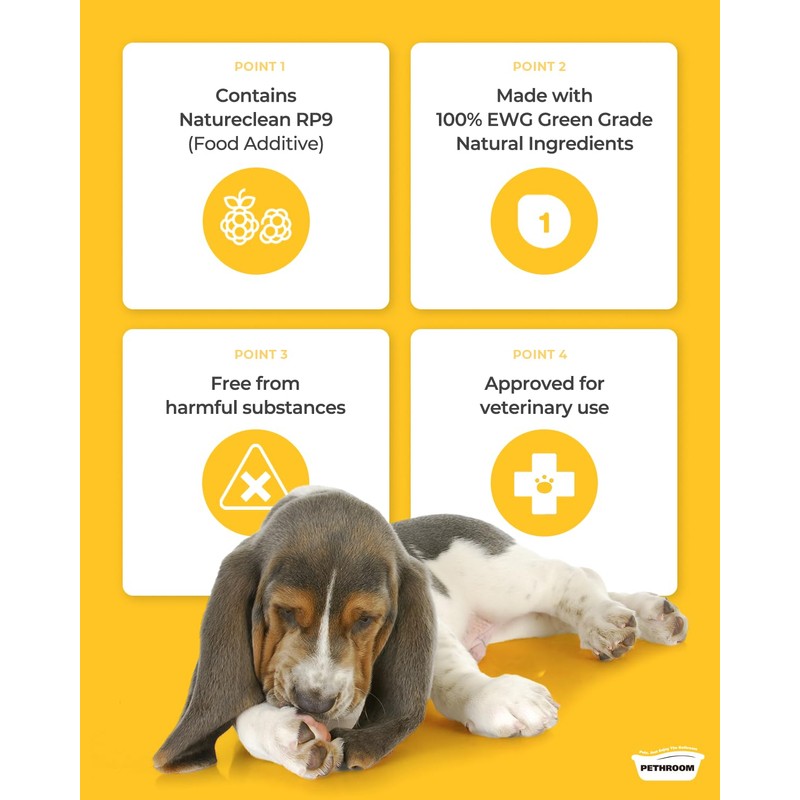 [PETHROOM] Roll-on Paw Balm for Cats & Dogs | Lick-Safe,