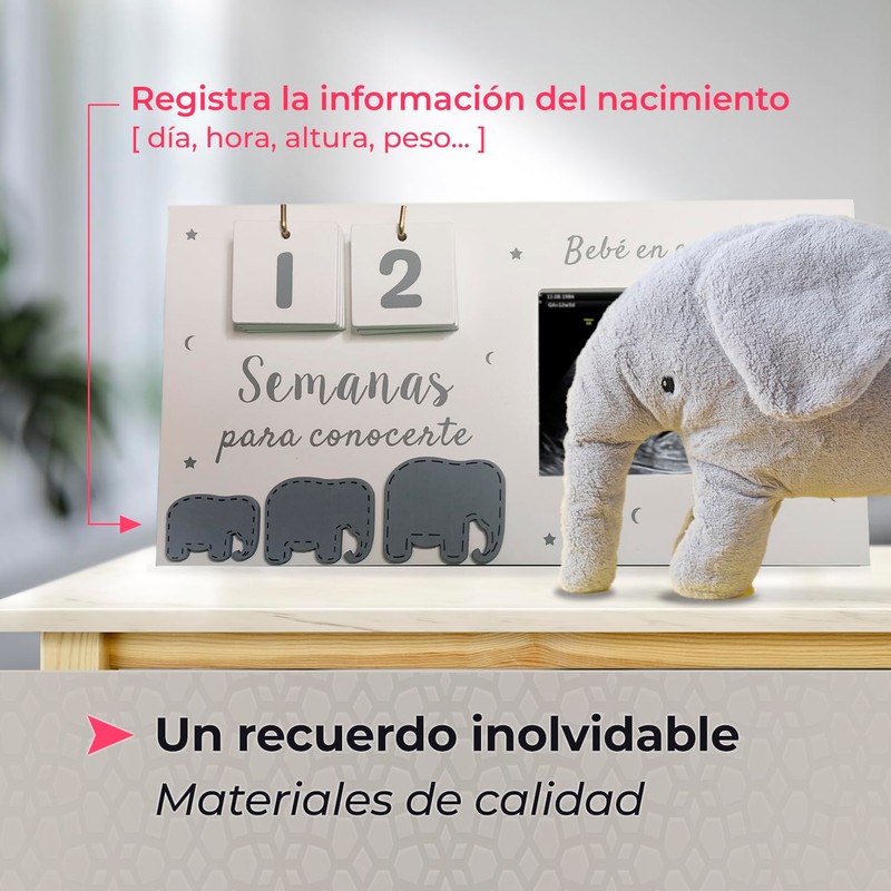 METACREART Frame Ultrasound Gift Pregnant First Time