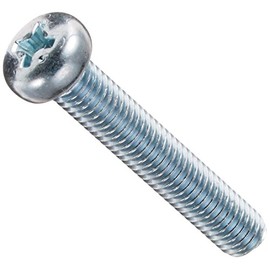 Osato Uniqlo 61026 Machine Screws, Pot Head 0.2 inch (5 mm) x Length 1.2 inches (30 mm), Pack of 50