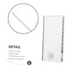 Minkissy 2pcs Lash Glass Pallet Medium Eyelash Extension Holder Tray