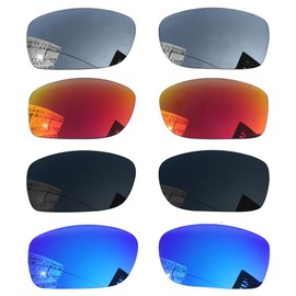 Acefrog 4 Pairs Polarized Replacement Lenses for Oakley Fives Squared OO9238 Sunglasses, Perfect Fit, Shatterproof, Scratch Resistant, Value Pack, Multi-Coloured