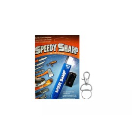 Speedy Sharp "The Original" Speedy Sharp Carbide Sharpener,  Hook Ring included! - Blue