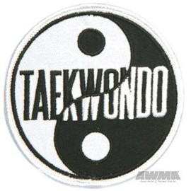 AWMA 3.5" Yin & Yang Patch - Tae Kwon Do