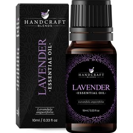 Handcraft Blends Handcraft Blends Lavender Essential Oil - 0.33 Fl Oz - 100% Pure and Natural - Premium Grade Essential Oil for Diffuser and Aromatherapy