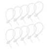 MECCANIXITY 12 Pack Silicone Cable Ties 6 Inch Reusable Zip