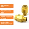 GASHER 1PCS Brass Check Valve DN20 3/4" Female and Male