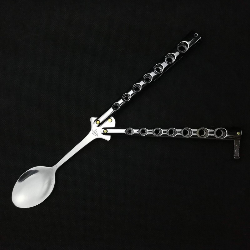 P.S Butterfly Fork and Spoon Set for Hunting, Camping and