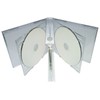 CheckOutStore 10 Clear Sextuple 6 Disc CD Jewel Case