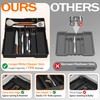 Spaclear Expandable Large Silverware Organizer - BPA-Free Food-Safe Utensil Drawer