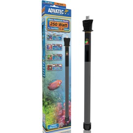 Advatec Glass Aquarium Heaters with Advanced LED Temperature Control System - for Fresh & Saltwater Aquariums (250 Watts / 70-90 Gallons)