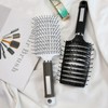 TikTok Hot Item Large Plate Hairbrush for Volume & Massage KK10 Black 5ea