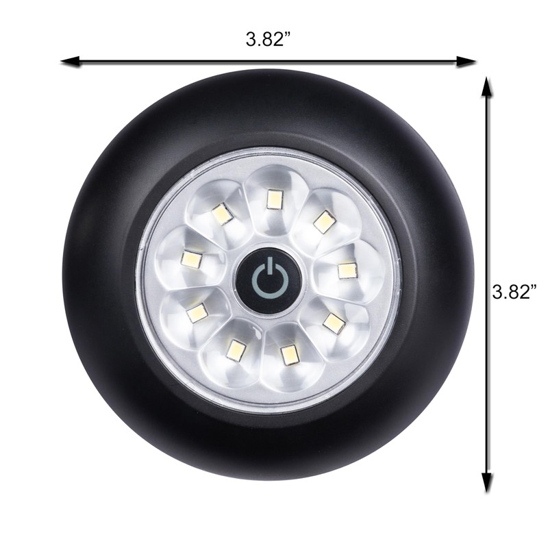 LIGHT IT! by Fulcrum, 30015-303 9-LED Anywhere Light XB, Black,