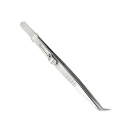Baluue 1pc Steel Elbow Tweezers Set Multifunctional Pointed Tweezers for Repair Jewelry and Manicure for Easy Handling and Control