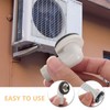 KOMBIUDA 6pcs Drain Hose Connector Kit Elbow Adapter for Air