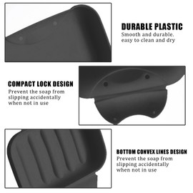 2 Pcs Soap Dish Travel Soap Case with Lid Soap Bar Travel Soap, Soap Box Container Holder closable Soap Bar Dish Storage for Shower Hiking TravelSchool Bathroom Gym and Camp